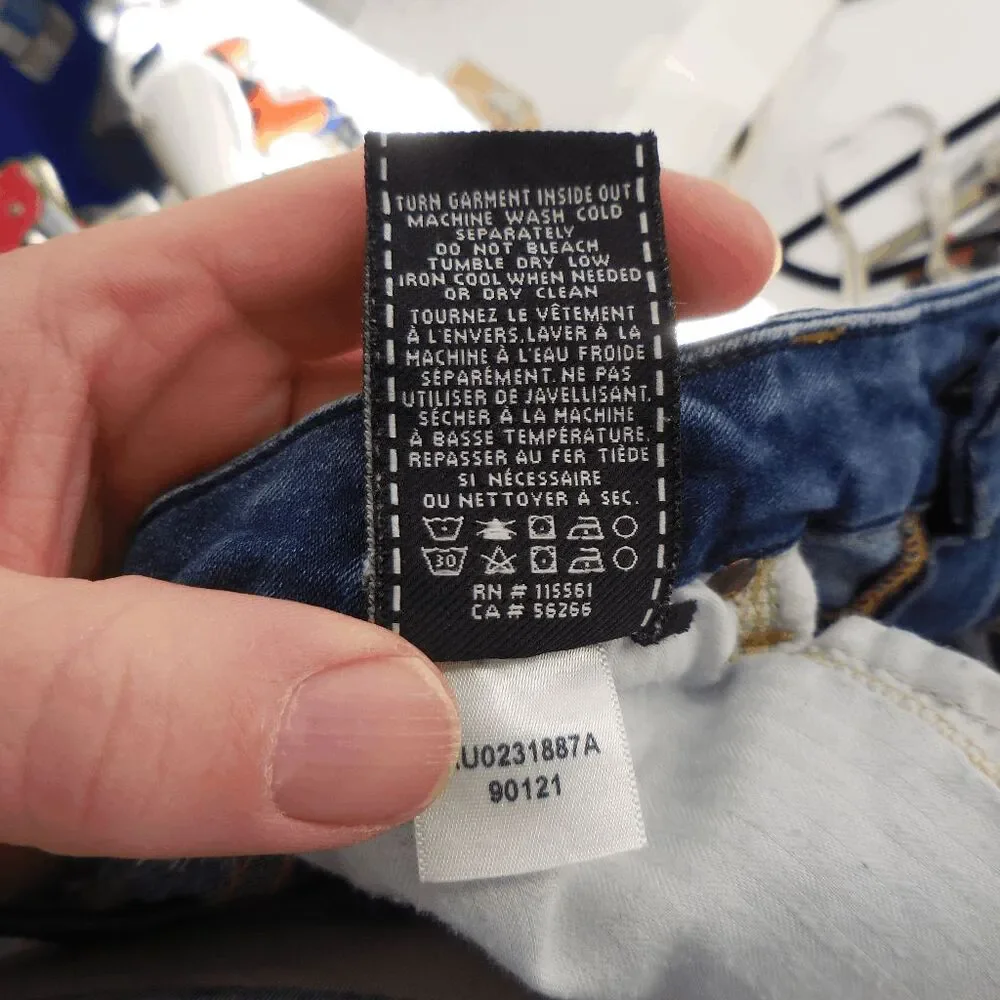 7 For All Mankind Kimmie Straight Leg Jeans Women's Size 32 Dark Wash Denim - Picture 9 of 10